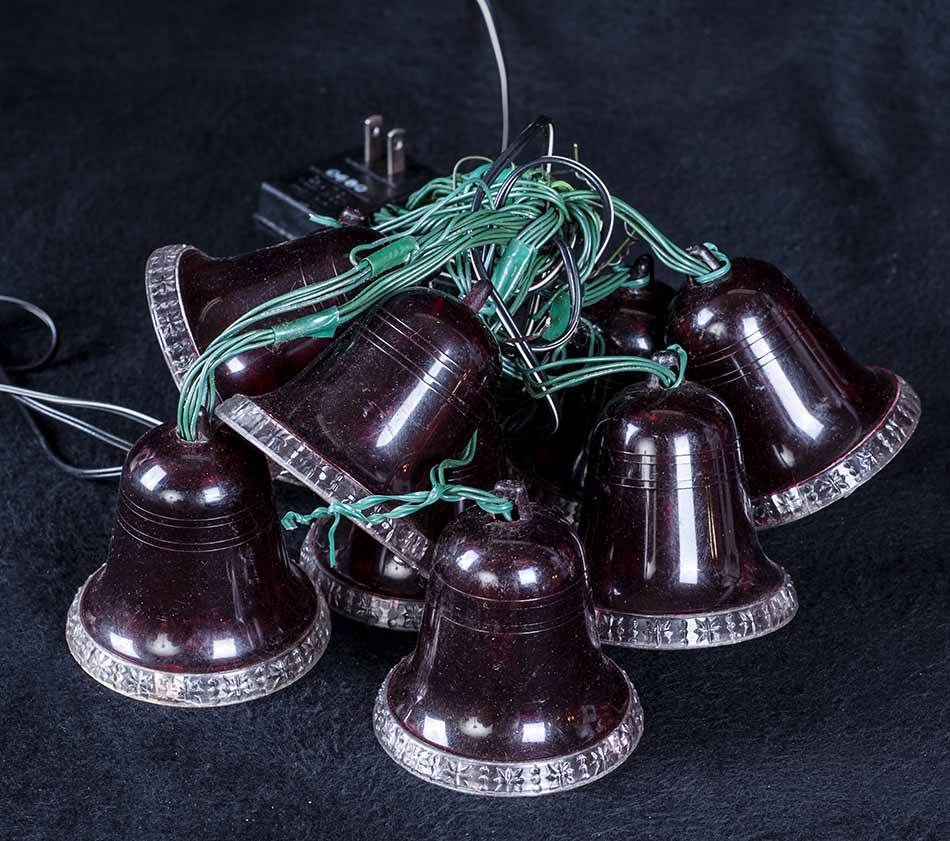 Vtg Calfax Inc. CAROLITES Musical Lighted BELLS Christmas String Lights | eBay