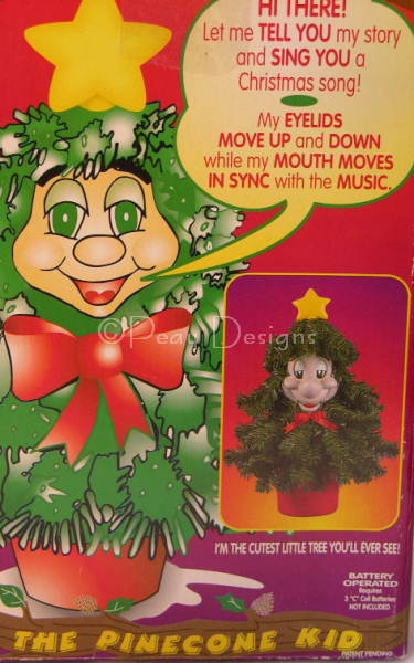 vintage 1997 telco pinecone kid talking singing tree vintage 1997 telco pinecone kid talking singing tree