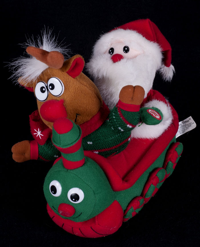 santa train animated musical plush christmas display toys santa train animated musical plush christmas display toys
