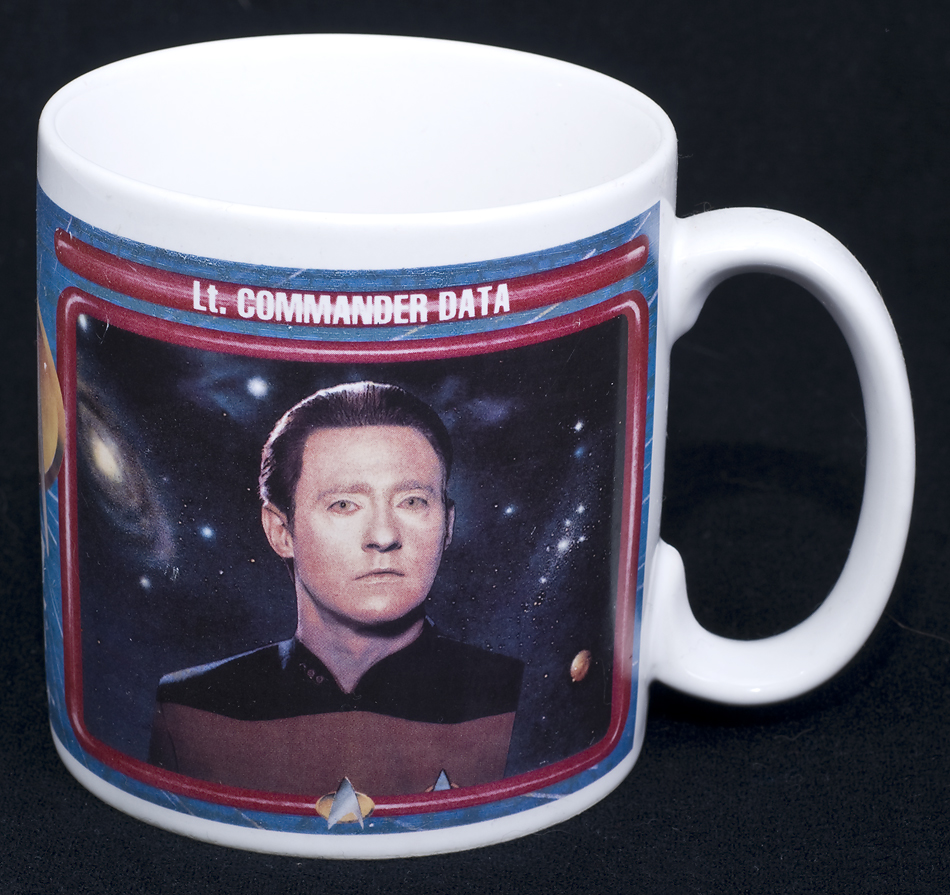 Le Chat Noir Boutique: Star Trek TNG Lt. Commander Data Coffee Mug