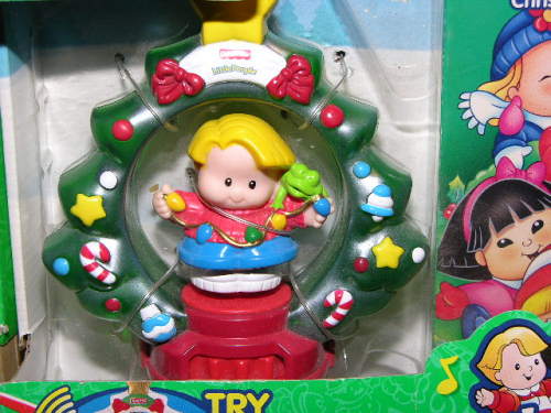 Fisher Price Little People Christmas Boy Michael Present NEW 