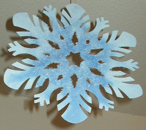 Frosted Snowflake 1