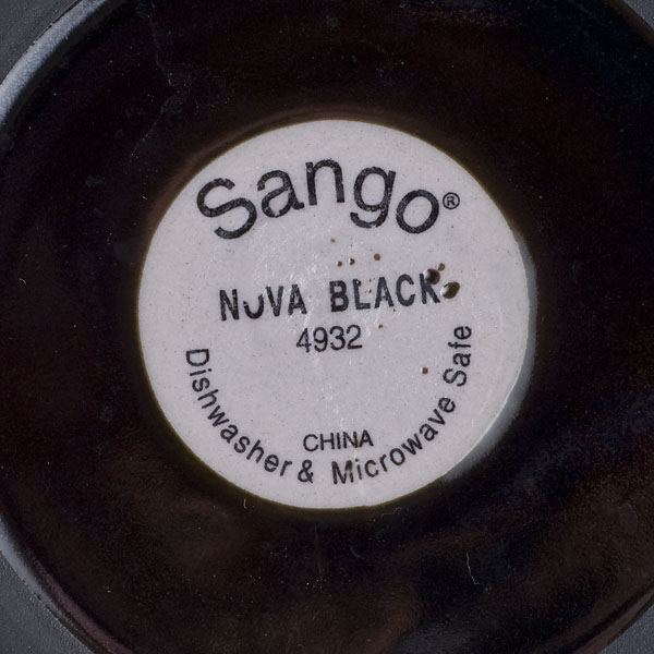 Le Chat Noir Boutique: Sango Nova Black #4932 Salad Plate Black ... Le Chat Noir Boutique: Sango Nova Black #4932 Salad Plate Black ...