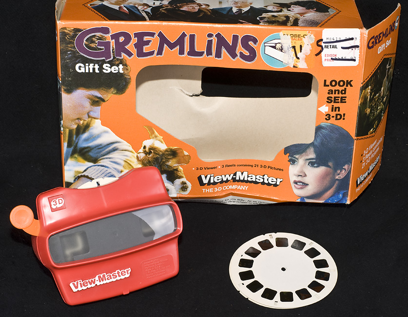 Le Chat Noir Boutique: View Master GREMLINS Gift Set 3D Viewer Reels  Picture Movie Box Vintage 84, Misc. Toys, ViewmasterGremlins3D