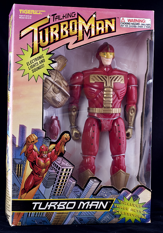 JINGLE ALL THE WAY TALKING TURBO MAN WITH LIGHTS AND SOUNDS - The Toy  Insider