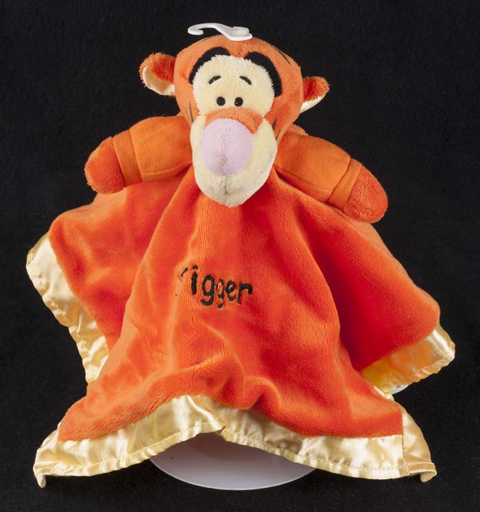 Disney Tigger Tiger Winnie Pooh Baby Lovey Security Blanket Green 104232  B66 