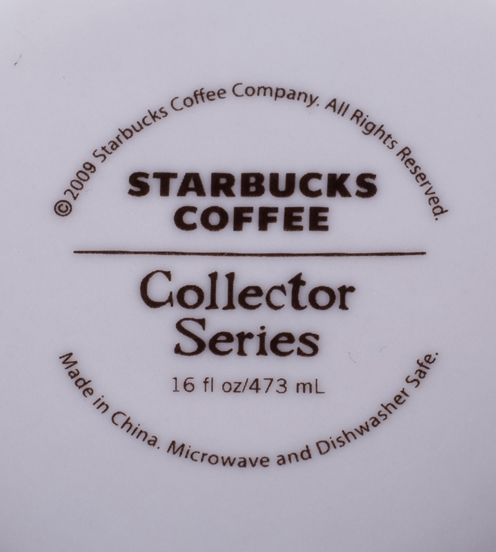 Starbucks Coffee Mug England Coat of Arms Global City UK Discontinued RARE 16oz