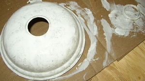 Don't forget the ceiling plate and ring!