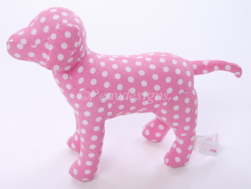 Victoria Secret Pink Polka Dot Dog