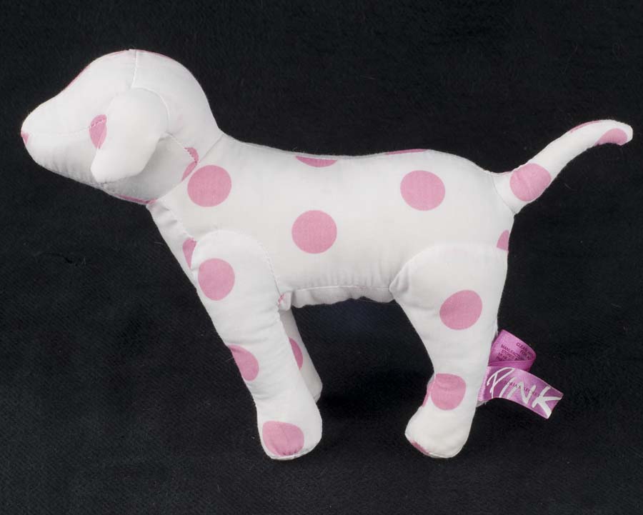 Le Chat Noir Boutique: Victoria's Secret Pink & White Polka Dot Dog Plush  Stuffed Animal, Loveys & More, PlushVictoriasSecretWhitePinkPolkaDotDog